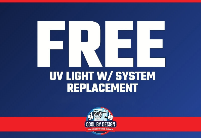 Free UV light w/ system repalcement