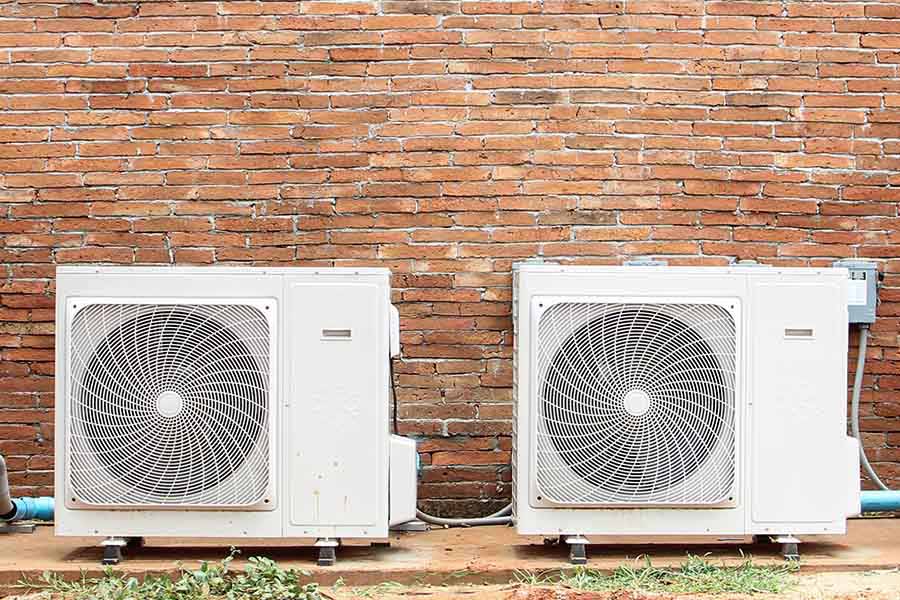 Units ready for ductless mini split repairs